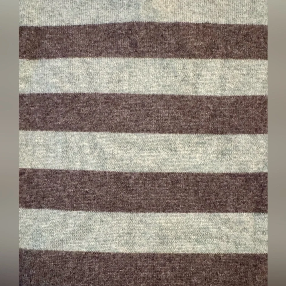 J Crew Cashmere Collared Sweater With Rugby Stripe - XSmall - Picture 5 of 5